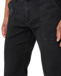 The Duer Ltd Mens Stretch Canvas Utility Trousers in Black