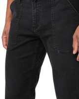 The Duer Ltd Mens Stretch Canvas Utility Trousers in Black