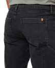 The Duer Ltd Mens Stretch Canvas Utility Trousers in Black