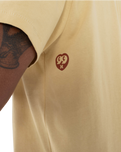 The Hurley Mens Heart Pocket T-Shirt in Hazelnut
