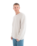 The Hurley Mens Waffle One & Only Jumper in Bone
