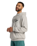 The New Balance Mens Numeric French Terry Hoodie in Athletic Grey