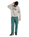 The New Balance Mens Numeric French Terry Hoodie in Athletic Grey