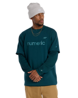 The New Balance Mens Numeric Cotton T-Shirt in Medusa