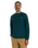 The New Balance Mens Numeric Waffle Knit Long Sleeve Henley T-Shirt in Medusa