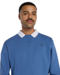 The New Balance Mens Numeric French Terry Sweatshirt in Magic Blue