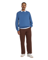 The New Balance Mens Numeric French Terry Sweatshirt in Magic Blue