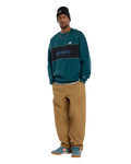 The New Balance Mens Numeric Team Sweatshirt in Medusa