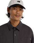 Numeric Button Up Shirt in Faded Black