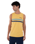 Oceancare Stripes Vest in Pebble