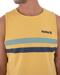 Oceancare Stripes Vest in Pebble