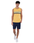 Oceancare Stripes Vest in Pebble