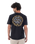 The Hurley Mens Orangic Militia T-Shirt in Black