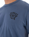The Hurley Mens Sider T-Shirt in Grey Teal