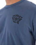 The Hurley Mens Sider T-Shirt in Grey Teal