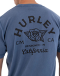 The Hurley Mens Sider T-Shirt in Grey Teal