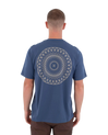 The Hurley Mens Printing Press Cordob T-Shirt in Grey Teal
