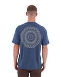 The Hurley Mens Printing Press Cordob T-Shirt in Grey Teal