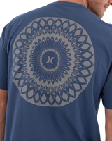 The Hurley Mens Printing Press Cordob T-Shirt in Grey Teal