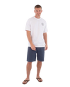 The Hurley Mens Printing Press Evy T-Shirt in White