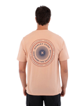 The Hurley Mens Printing Press Pinheiros T-Shirt in Beach Clay