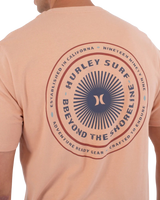 The Hurley Mens Printing Press Pinheiros T-Shirt in Beach Clay