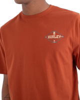 The Hurley Mens Printing Press Osmar T-Shirt in Ranger