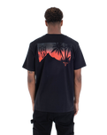 The Hurley Mens Hawaii Sunset T-Shirt in Black