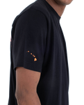 The Hurley Mens Hawaii Sunset T-Shirt in Black