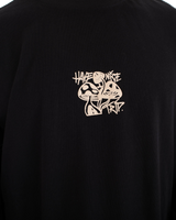 The Hurley Mens Trip Long Sleeve T-Shirt in Black