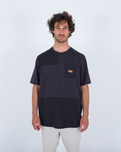Toledo Leopard Pocket T-Shirt in Black