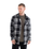 The Hurley Mens Heavy Weight Flannel Shirt in Black