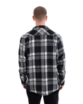 The Hurley Mens Heavy Weight Flannel Shirt in Black