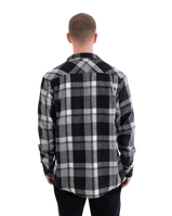 The Hurley Mens Heavy Weight Flannel Shirt in Black