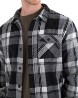 The Hurley Mens Heavy Weight Flannel Shirt in Black