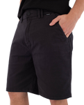 The Hurley Mens Icon Baggy Walkshorts in Black