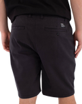 The Hurley Mens Icon Baggy Walkshorts in Black