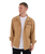 The Hurley Mens Woven Long Sleeve Overshirt in Khaki