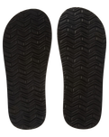 Monkey Abyss Flip Flops in Black & Brown
