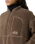 Extreme Pile Full Zip Fleece Jacket in Mocha Brown