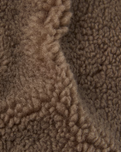 Extreme Pile Full Zip Fleece Jacket in Mocha Brown