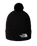 The The North Face Mens Logo Box Pom Beanie in TNF Black