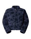 The The North Face Womens Extreme Pile 2 Full Zip Jacket in Summit Navy Sun Halos