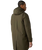 Nukabira Rain Shell Parka Jacket in New Taupe Green