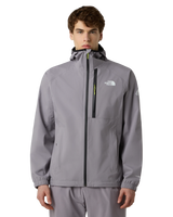 The The North Face Mens Mountain Athletics Rainlit Hooded Jacket in Transcendent Grey
