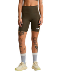 Flex 8" Tight Shorts in New Taupe Green
