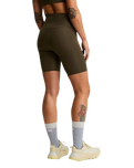 Flex 8" Tight Shorts in New Taupe Green