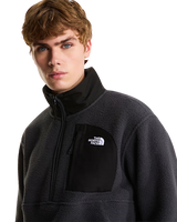 Yumiori Off-Peak 1/2 Zip Fleece Jacket in Asphalt Grey & TNF Black