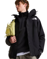 Yumiori Off-Peak 1/2 Zip Fleece Jacket in Asphalt Grey & TNF Black
