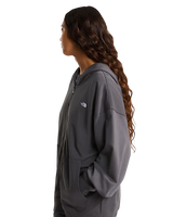 Essential Oversized Zip Hoodie in Anthracite Grey
